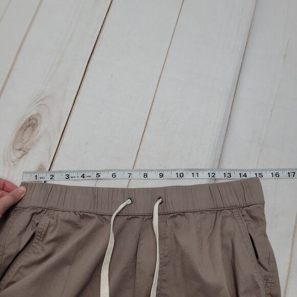 Pact classic woven twill cotton roll up pants straight drawstring minimalist - Picture 4 of 11